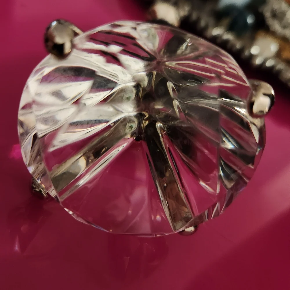 Z Gallerie large crystal style wine stopper